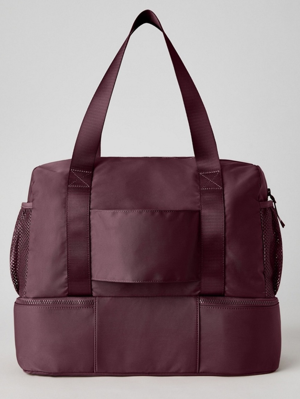 [NWT Fabletics] The Essential Gym Bag (Color: Oxblood) - Picture 3 of 5